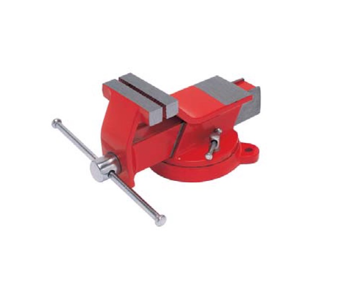 Morsa da banco girevole in acciaio 100 mm Potent