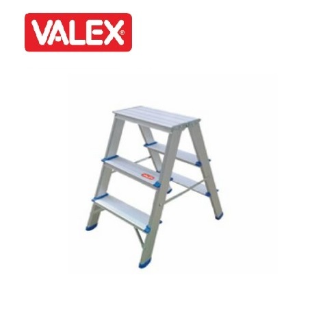 Scaletta doppia in alluminio 3 gradini VALEX 1500163