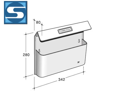 Portapubblicita' silmec BIANCO RAL 9001 cod  41-515.9001 