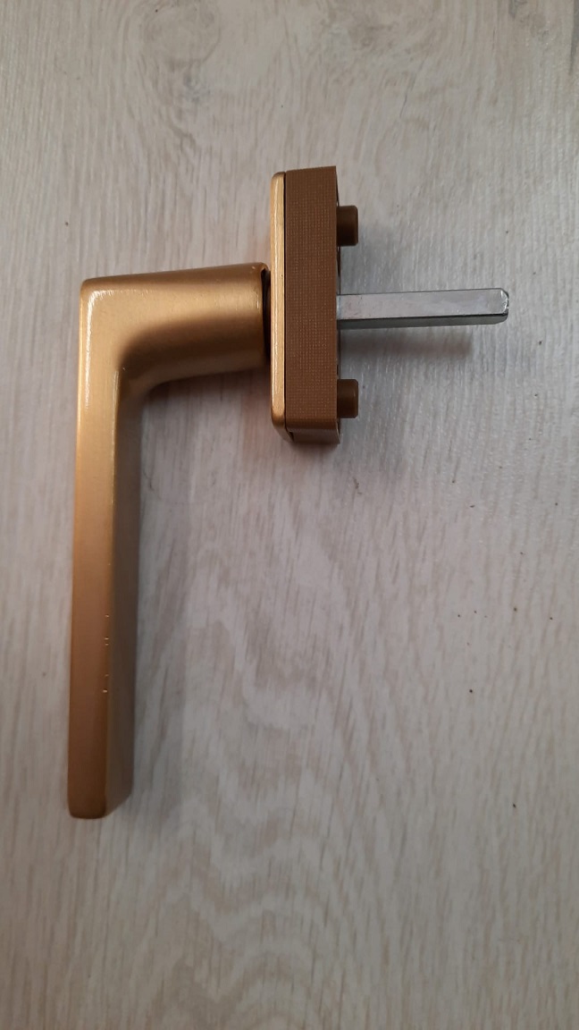 Maniglia e dk 7900 Toulon alluminio oro satinato  Ghidini 