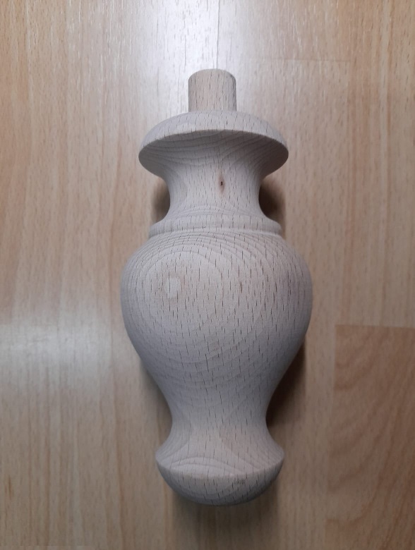 Piede in legno 140x70  in Ontano.
