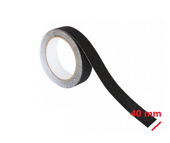 Nastro antiscivolo Nero H 40 mm al metro 