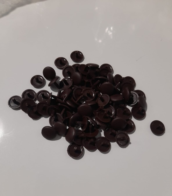 tappi copriviti plastica Ø 12mm conf da 100 pz