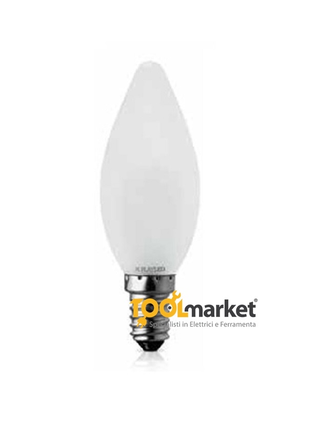 Lampada led oliva 4w filamento trasparente luce calda