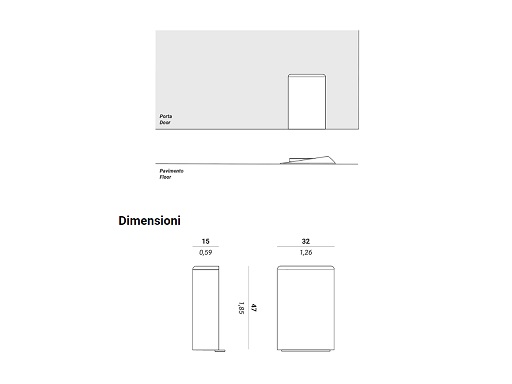 Fermaporta magnetico stoppino X VERUM Ghidini