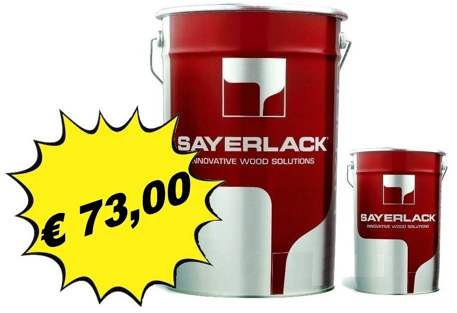 Vernice poliuretanica lt6  trasparente TZ49xx/00 lt6 + TH 0805/00 lt3 - SAYERLACK