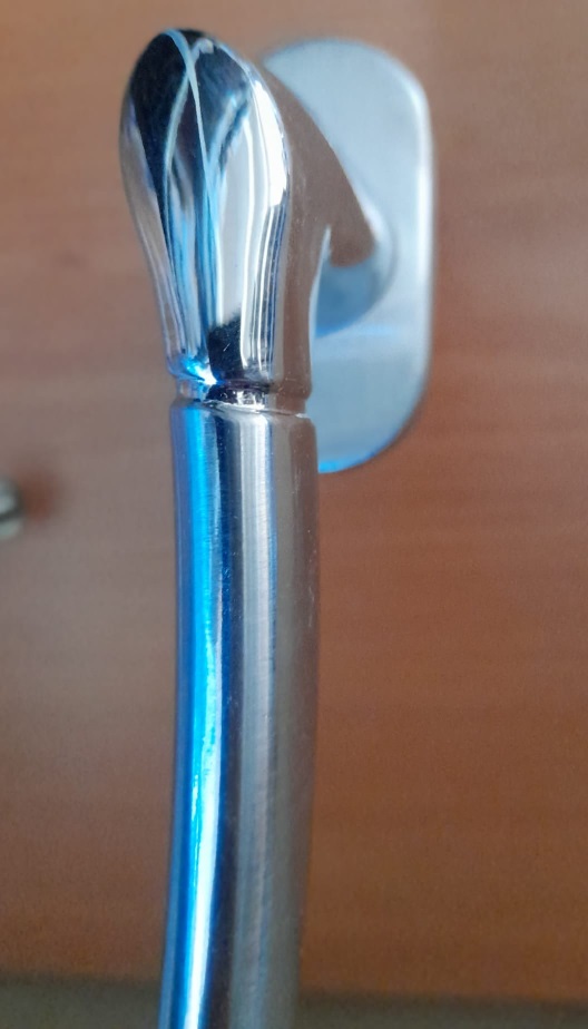 Maniglia in alluminio Cottali serie Alu 1  cromo/cromosatinata