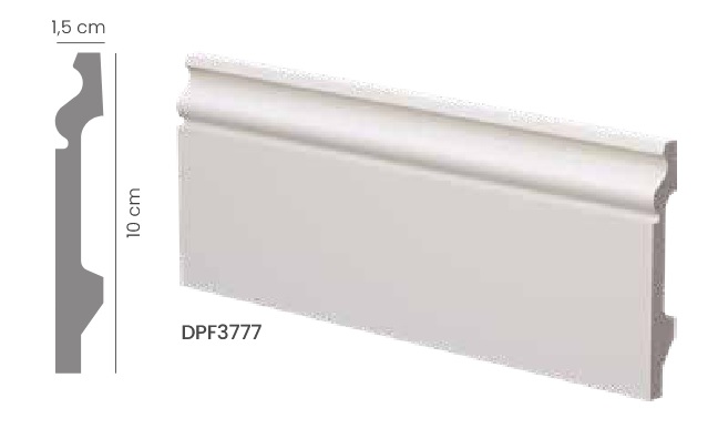 Battiscopa polimero DPF3777 cm10 prezzo al metro