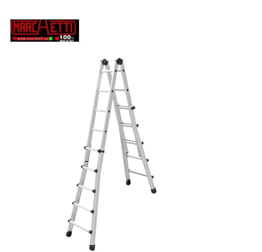 Scala telescopica estensibile Marchetti  Black