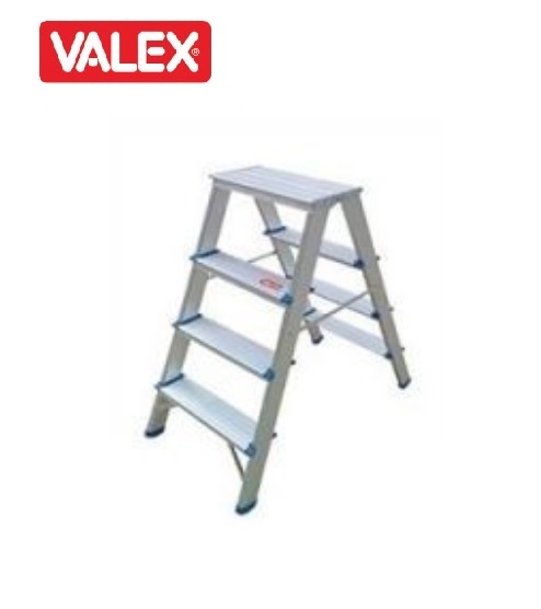 Scaletta doppia in alluminio 4 gradini VALEX 1500164