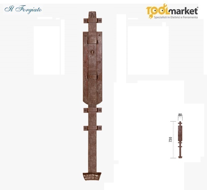 Catenacci FF269 da cm73 ferro forgiato