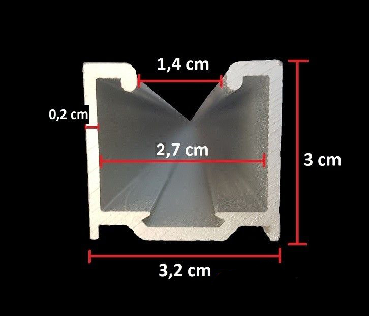 Binario per porte scorrevoli in alluminio argento sisco da 80 kg - SISCO SISTEM