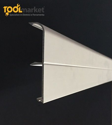 Tappi terminali per profilo LED ST10 alluminio argento